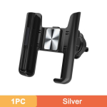 Car Phone Holder In Car Air Vent Clip Mount GPS Support 360&deg; Rotation Stand For Cell phone Universal Gravity Auto Phone 1 PC Black black