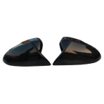 For Ford Mondeo/Fusion 2013 -2018 Low profile Carbon Fiber Paste Rear Side Horn Mirrors Rearview Cover Trim car 2pcs black black