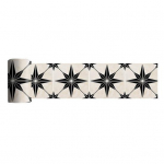 Veekindel mattpinnaga vin&uuml;&uuml;lplaatide kleebis k&ouml;&ouml;gi-vannitoa eemaldatava seina p&otilde;randale must valge v&auml;rv