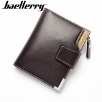 Baellerry l&uuml;hike meeste rahakott rahakott Nahast mood kaardihoidja t&otilde;mblukuga rahakott meestele kingitused &auml;ri 12cm*9.5cm*2.5cm kohv