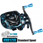 Metallist tilgaratas 3+1BB magnetpiduri lant 7.2:1 &otilde;ngen&ouml;&ouml;ri rattaga kalap&uuml;&uuml;k Musta mere p&uuml;&uuml;girattaga p&uuml;&uuml;giriistad VHB120R