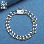 925 h&otilde;bedane 10 mm k&uuml;lgsuunas keti kandiline pandla k&auml;ev&otilde;ru ehted 20cm