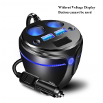 120 W auto sigaretis&uuml;&uuml;taja laadija kiirlaadimine 2 pistikupesaga 2 USB-porti iPhone'i jaoks 14 13 Pro Max 12 11 Sumsung Xiaomi Oneplug Without LCD Display