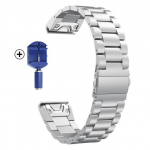 26MM 22MM 20MM kellarihm roostevabast terasest metallist rihm Garmin Fenixi 7X 7X Pro 6S 6X 6 Pro 5X 5 5S 3HR k&auml;ev&otilde;ru jaoks 22mm Fenix7 h&otilde;be