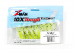 Zman Soft Lure GrubZ 2,5 tolli 8 pakis Chartreuse Sparkle (7753)