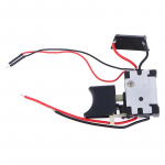 Elektriline puur Tolmukindel kiiruse reguleerimise surunupp p&auml;&auml;stikul&uuml;liti Dc akutrelli l&uuml;liti