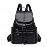 Naiste Korea vabaaja moekott Pehmest veisenahast &otilde;lakott, suure mahutavusega kott 20-35L 30cm*33cm*13cm must