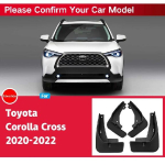 Porilapid Toyota Corolla Cross 2022 2023 Pritsmekaitsed Poritiibad Poriklapid eesmised Tagumised Porilauad Autole Corolla Cross A black