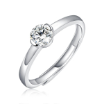 Bague Ringen S925 0,5-kt Moissanite'i lihtsat koolis&otilde;rmust saab moeaksessuaaride trendi kohandamiseks avada 0.5ct Nude Cargo valge