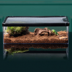 Roomikkastide aretus- ja aretuskast Sarvkonn, hamster, ussipuur, kilpkonnapaak, v&auml;ikese lemmiklooma p&otilde;genemisvastane roomikkast, lemmikloomatarbed must