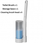 &Uuml;hekordselt kasutatav tualetthari seinale paigaldatav puhastust&ouml;&ouml;riist vannitoa vahetusharjapea WC tarvikute jaoks