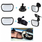 2 in 1 Kids Monitor Baby Rear View Mirror In-Car Baby Observation Mirror Car Rear Seat Child Safety Mirror Easy