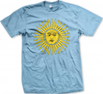 Argentina Argentina Sun Of May Sol De Mayo Unisex T-s&auml;rk S