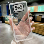 L&auml;bipaistev silikoon&uuml;mbris Xiaomi Mi Poco X3 Pro Nfc X5 Pro Poko X 3 objektiivi klaasist kaitsekatte jaoks Pocox3 Pocox5 X3pro X3nfc jaoks Poco x3 must