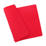 468-&otilde;&otilde;nsusega mini &uuml;mmargune silikoonvorm &scaron;okolaadivormid k&uuml;psetamiseks poolsf&auml;&auml;rilised kummikommivormid v&auml;ikese tarretise k&uuml;psise jaoks punane