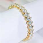 CMM s&auml;delevad ovaalsed kuupmeetrist tsirkooniumoksiidist reguleeritavad avatud mansetiga k&auml;ev&otilde;rud naistele 2024. aasta moebr&auml;ndi kullav&auml;rvi ehted s&uuml;nnip&auml;evakingitus kuld