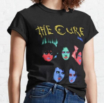 R&auml;ppar The Cure T-s&auml;rk Unisex Naiste Mood T-s&auml;rgid Puuvillane T-s&auml;rk Laste Hip Hop Topid T-s&auml;rgid Poiste T-s&auml;rgid Anime T-s&auml;rgid Suvised Camisetas S