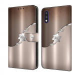 Rahakoti&uuml;mbris koos kaardihoidjaga Lilleline PU-nahast &uuml;mbris Kickstand randmerihma p&otilde;rutuskindel kate Samsung Galaxy S24 S23 S22 Plus Ultra A15 A05S A24 A34 jaoks Samsung A15
