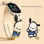 Uus multifilmi elektrooniline k&auml;ekell Algkooli&otilde;pilaste armsad lapsed multifilmide printimisega LED-spordikell