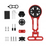 Reguleeritav rattaarvuti kinnitus eesmine rattaarvuti pikendusklamber Maanteerataste integreeritud juhtraua arvutihoidik Garmin Cateye Brytonile punane