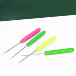 10 tk 12 cm v&auml;rviline plastikust k&auml;epide, k&auml;sitsi valmistatud meisterdatud savist t&ouml;&ouml;riistade komplekt puurkinga mulgustamiseks sirge tiib 10pcs