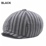 Stripe Newsboy Cap Peaky Casual kaheksanurkne m&uuml;ts Vintage pehme baretid m&uuml;ts Visiir lame m&uuml;ts Briti maalikunstnike m&uuml;ts Four Seasons tumesinine v&auml;rv