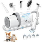 Lemmikloomade hooldamiseks m&otilde;eldud vaakumkomplekt 2,5-liitrise mahutavusega, koerte karvade tolmuimeja koos 5 lemmikloomade hooldamise t&ouml;&ouml;riistaga, madal m&uuml;ratase, ideaalne koertele ja kassidele EU Plug