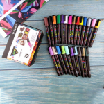 Mitmev&auml;rviline multifunktsionaalne kunstimaaling, DIY marker akr&uuml;&uuml;lpliiats veekindel akr&uuml;&uuml;l markerpliiatsi komplekt 12-color set