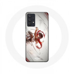 &Uuml;mbris Samsung Galaxy A32 5G Mikasa Ackerman Attack on Titan Manga jaoks
