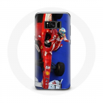 Samsung Galaxy S8 vormel 1 Fernando Alonso F1 Racing Driver punane &uuml;mbris
