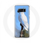 Coque pour Samsung Galaxy S8 Cacato&egrave;s Perroquets blanc Oiseaux