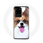 &Uuml;mbris Samsung Galaxy S20 Ultra Continental k&auml;&auml;busspanjeli liblikas kutsikale valge ja pruun