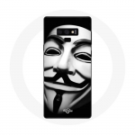 &Uuml;mbris Samsung Galaxy Note 9 jaoks We Are Legion Mask Anonymous