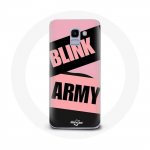 &Uuml;mbris Samsung Galaxy J6 2018 BTS ARMY ja Blackpink Blink Pink Black jaoks