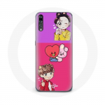Coque pour Huawei P20 Pro BTS BT21 Cooky Et Tata Bangtan V Et Jungkook Fanart