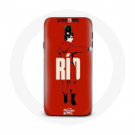 &Uuml;mbris Samsung Galaxy S4 La casa de papel Rio joonisele