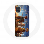 Coque pour Samsung Galaxy A71 Tanjiro Inosuke et Zenitsu Demon Slayer Kimetsu no Yaiba Anime Manga