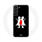 Coque pour Samsung Galaxy S22 Hunter x Hunter Manga Logo Noir