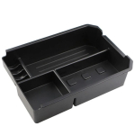for Toyota RAV4 RAV 4 2013 -2015 ABS Car Armrest Storage Box Center Arm Rest Glove Box Tray Case Organizer Accessories black
