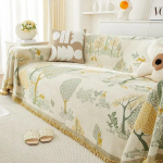 Puud Jacquard diivani r&auml;tik &Scaron;enill Diivani kate tuttidega Multifunktsionaalne kate Igal hooajal Tekk praktiline ja mitmek&uuml;lgne 180x130cm1pcs