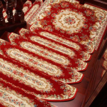 Nordic Style trepimatt Libisemiskindel t&auml;ispuidust trepimatt Liimivaba Isekleepuv Kodu T&auml;ielikult laialivalguv nurgatrepi vaip 5tk/komplekt 24*65