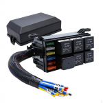 Kaitsme releekarbi 6 pesa atc/ato hoidja Premium asendus eeljuhtmega plokk ja 12V 4Pin