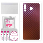 apgo skin sticker film foil vinyl for the BACK compatible with Samsung Galaxy A8 Star (A9 Star), scratch-resistant, easy to install - Carbon Chameleon