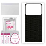 apgo Protective Skin Sticker for the back compatible with Poco M4 5G India, Wrap Film, Foil, Vinyl - Pattern Matrix