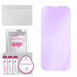 apgo Anti-Blue 9H Hybrid protective glass compatible with Blackview BL6000 Pro, flexible nano glass, great replacement for tempered glass, scratch-res