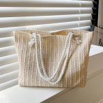 Yogodlns Naiste &otilde;lgedest mitmeotstarbeline &otilde;lakott naiste mood, suure mahutavusega k&auml;sitsi kootud ostukotid naistele 45x9x30cm khaki