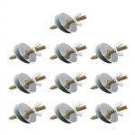 10 t&uuml;kki (M6*60) Papagoi &otilde;rred Kinnituskruvid Metallist linnupuuri kruvikomplektid Riistvara jaoks Single Washer
