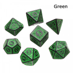 Mitmepoolne 7-t&auml;ringuga t&auml;ringukomplekt m&auml;ngut&auml;ringud TRPG DND-tarvikud Polyhedral D4 D6 D8 D10 D12 D20 T&auml;ringud lauakaardim&auml;ngude matemaatikam&auml;ngude jaoks