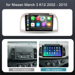 REAKOSOUND Auto raadio Nissan Marchile (K12) Micra (K12) 2002-2010 Autostereo Multimeedia Video M&auml;ngija Navigatsioon GPS 2 din 8-core 4+64