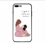 Ema ja t&uuml;tre k&otilde;va telefoni&uuml;mbris telefonile iphone 12 13 Mini 11 Pro Max XS Mobile Shell 7 8 6 Plus X XR 6S 5S SE Coque Funda iPhone 5